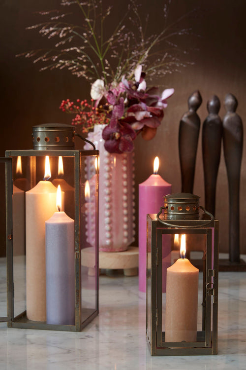 Mica Decorations Boaz Vaas - H30 x Ø11 cm - Keramiek - Roze