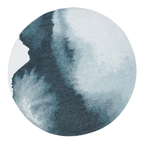 Louis De Poortere vloerkleed Inkjet - blauw - 140x140cm - vtwonen shop