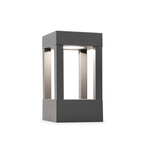 Faro Agra - LED Buitenlamp Sokkel Donkergrijs IP54