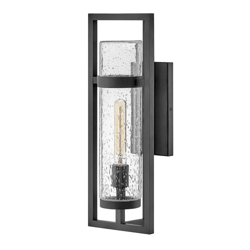 1-flammige Außenwandleuchte schwarz IP44