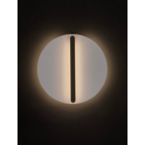 Nova Luce NALU Inbouw wandlamp zwart, wit, Triac dimbare LED 20W 1200lm 3000K 30 cm H:8,7 cm