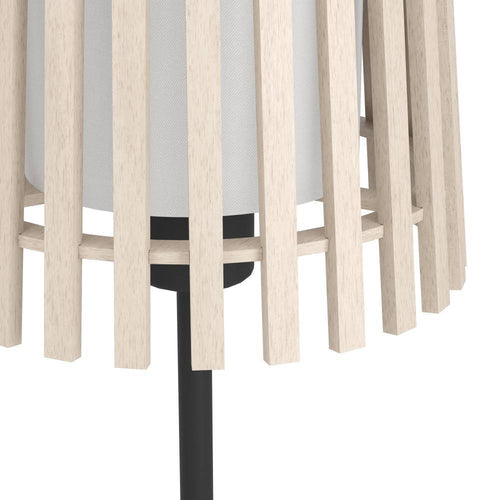 EGLO tafellamp Fattoria - e27 - 45 cm - zwart/bruin/wit - vtwonen shop