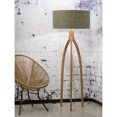 GOOD&MOJO vloerlamp Annapurna - groen - Ø60cm - vtwonen shop