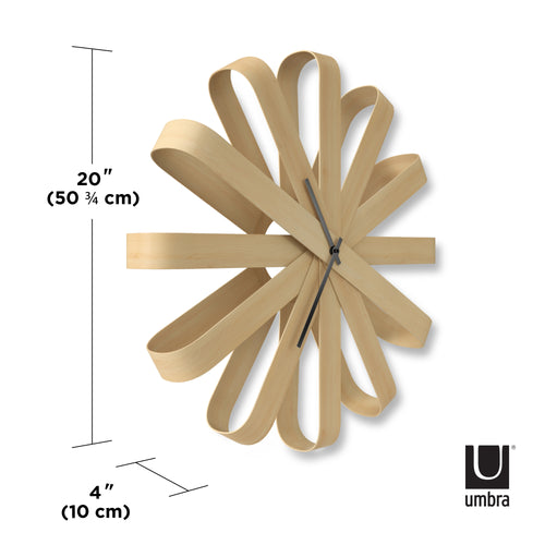 Umbra Ribbonwood-wandklok