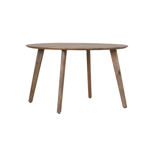 Giga Meubel Eettafel Oslo - Naturel Mangohout - 130x130x76cm
