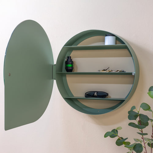 Spinder x BUDDE spiegelkast Sonnet L - Dusty Green