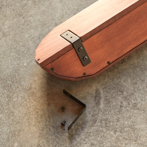 Tikamoon Badkamerplank in massief palissander 140 cm - Bruin - vtwonen shop