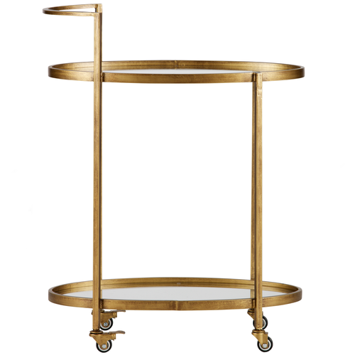 BePureHome trolley Push - Metaal -  Antique Brass - 86x67x35 - vtwonen shop