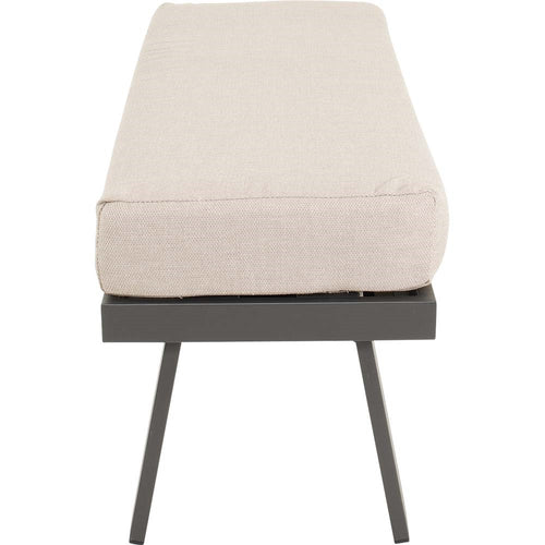 Lesli Living loveseat Estoril - grijs - 120x40x47cm