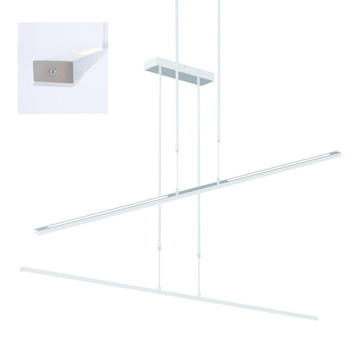 Steinhauer hanglamp Zelena - 3 lichts - 155x 117 cm - mat chroom - vtwonen shop