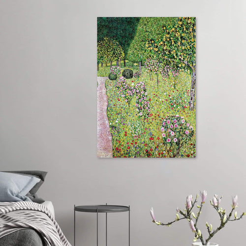 Artfulprints  Gustav Klimt - Orchard with roses   poster 50x70 cm - vtwonen shop