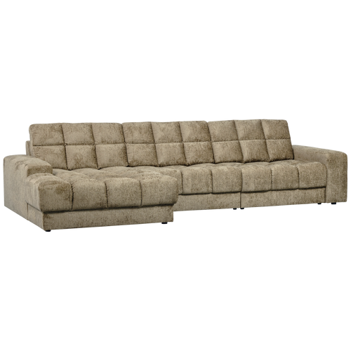 WOOOD chaise longue links Second Date - Structure Velvet - Wheatfield - vtwonen shop