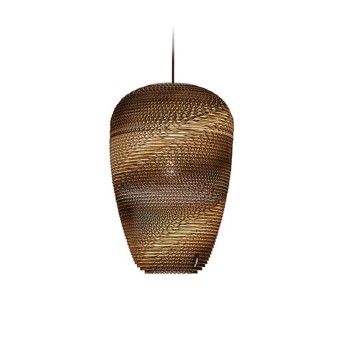 Think Paper hanglamp Baggy - 1 lichts - 29  x 200   cm - bruin - vtwonen shop