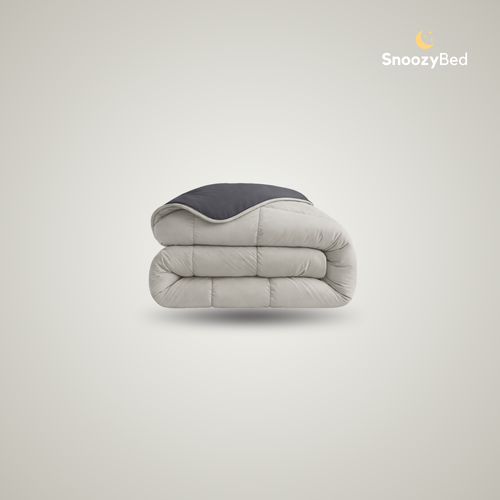 SnoozyBed - All Year Dekbed zonder overtrek - Earth & Ash 200x200cm