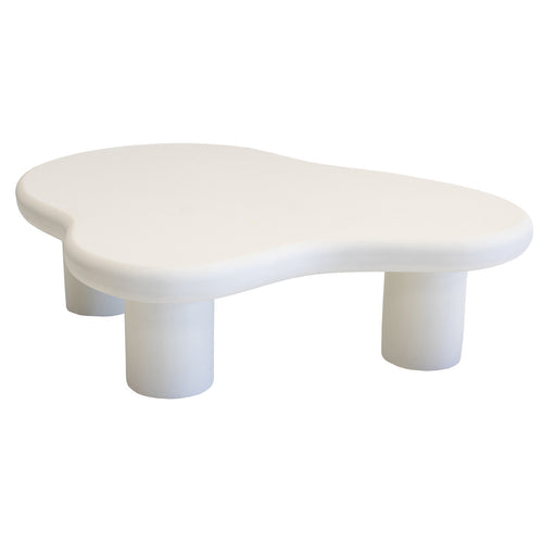 Giga Meubel Salontafel Sam Organisch - Beton Ciré - Beige - 120x88x30cm - vtwonen shop