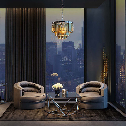 Kare Design Salontafel Cristallo 80x80cm zilver - vtwonen shop