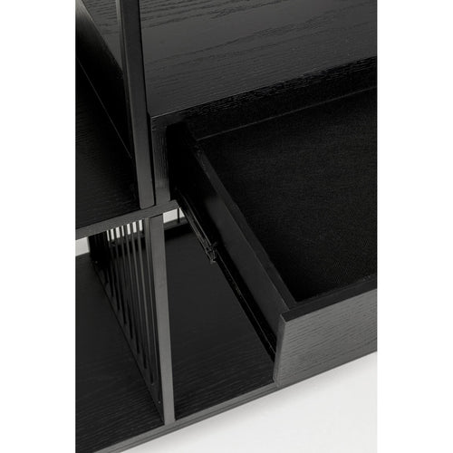 Kare Design Bookshelf Bologna zwart 200x125cm - vtwonen shop