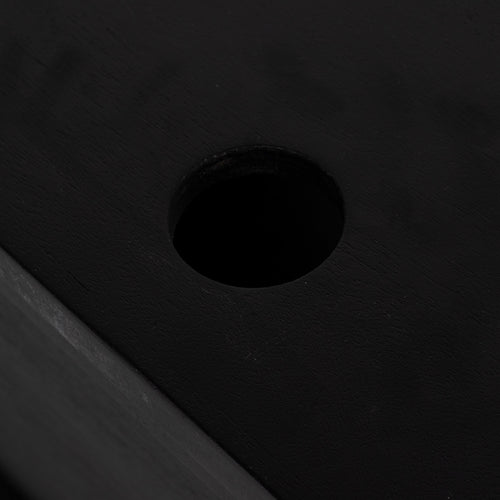 Giga Meubel Tv-meubel Zen - Zwart Mangohout IJzer - 160x30x40cm