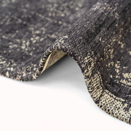 Louis De Poortere vloerkleed Mineral Black - zwart - 170x240cm - vtwonen shop