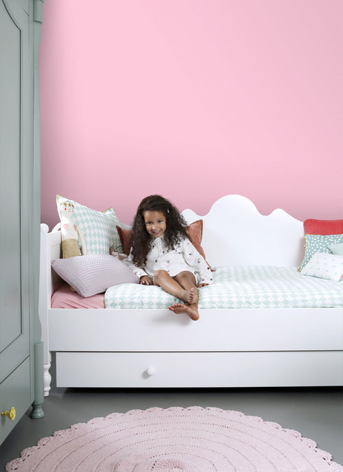 ESTAhome behang kleine stipjes babyroze - 53 cm x 10.05 m - 137312