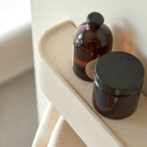 Tikamoon Wandhanddoekrek in terrazzo cream - Beige