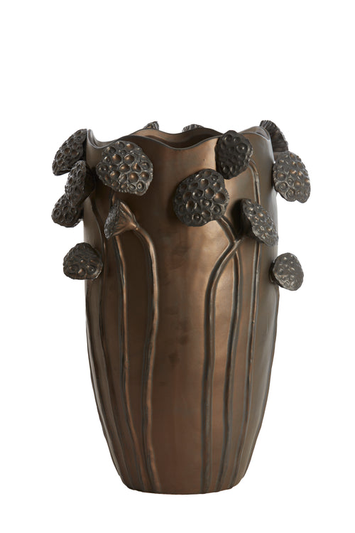 Light & Living vaas LAVCI - 35.5x35x51cm - bruin - vtwonen shop