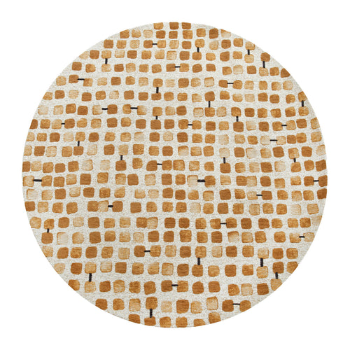 Louis De Poortere vloerkleed Peach Party - geel - 240x240cm - vtwonen shop