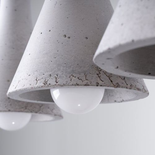 Sollux Lighting Hanglamp REA 3L beton - 46x12x110cm