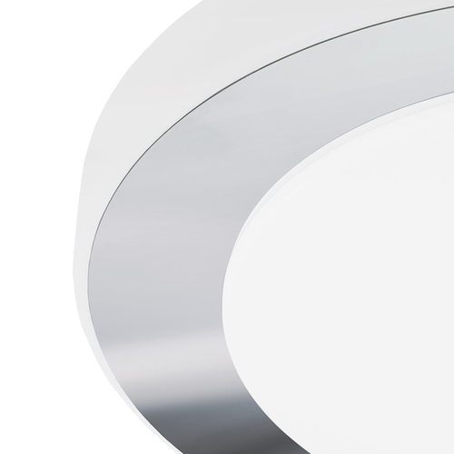 EGLO wand/plafondlamp Led Carpi - ø38,5cm - wit, chroom - vtwonen shop