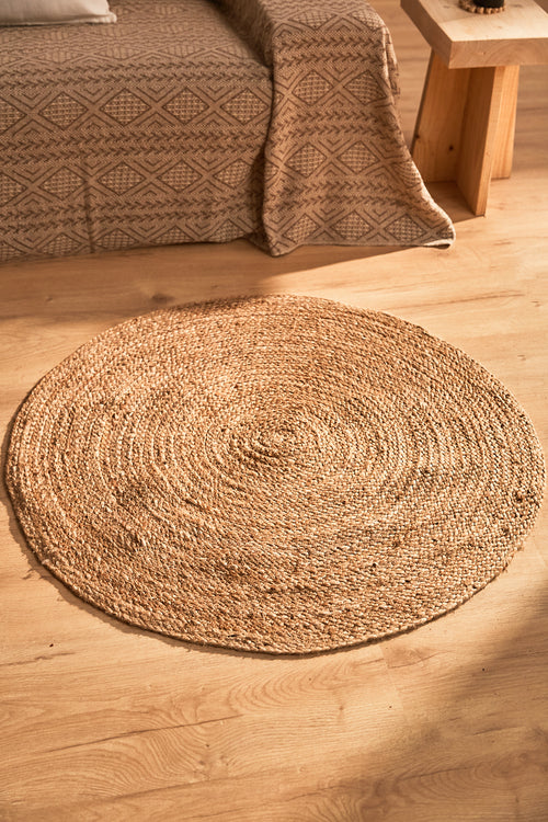 Calma House Rond vloerkleed Ural - Naturel - Diam. 100