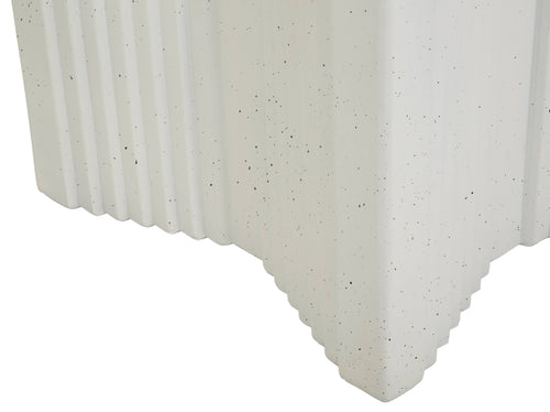 Mauro Ferretti bijzettafel - 40,5x40,5x50,5 cm - wit