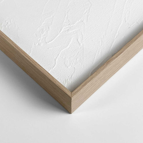 Reinders Terrace White schilderij 3d art -  wit - woonkamer - 70x50cm