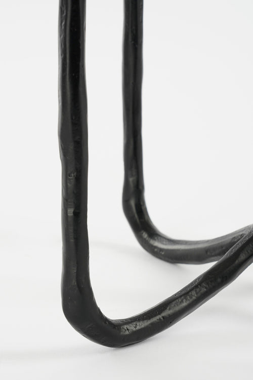 Mica Decorations Christy Kandelaar - L23 x B23 x H44 cm - Aluminium - Zwart