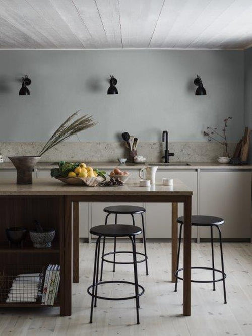 Borastapeter behang effen vergrijsd blauw - 53 cm x 10.05 m - 660468 - vtwonen shop