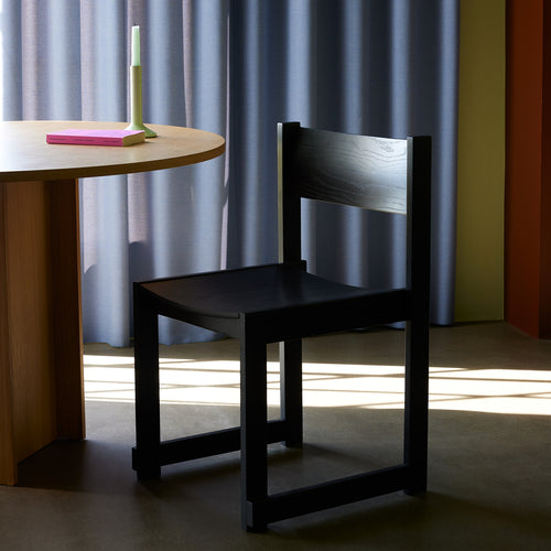 Hübsch eetstoel Forma - eikenfineer/eikenhout/multiplex - 50x50xh80cm - vtwonen shop