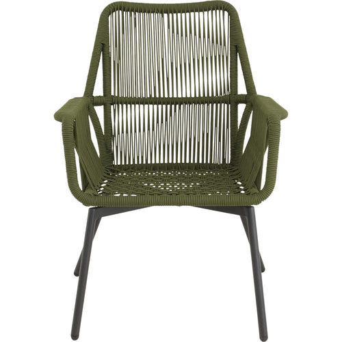 Lesli Living bistrostoel Silas - groen - 64x69x92cm - set van 4