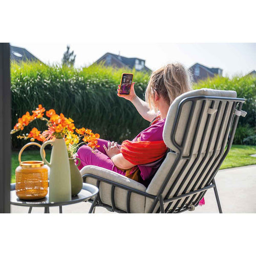 Garden Impressions loungestoelen Fresno - Mati donker grijs - 3-delig - vtwonen shop