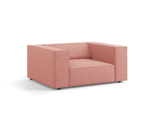 Cosmopolitan Design Fauteuil Arendal chenille, roze - 102x124x70cm