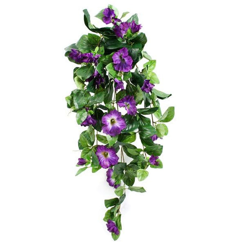 Maxifleur Petunia deluxe  kunst hangplant 80cm - paars