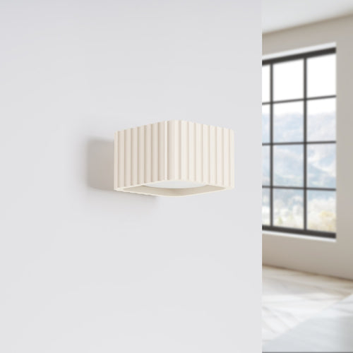 Sollux Lighting Wandlamp RIFF beige Gx53 - 10x12x6cm