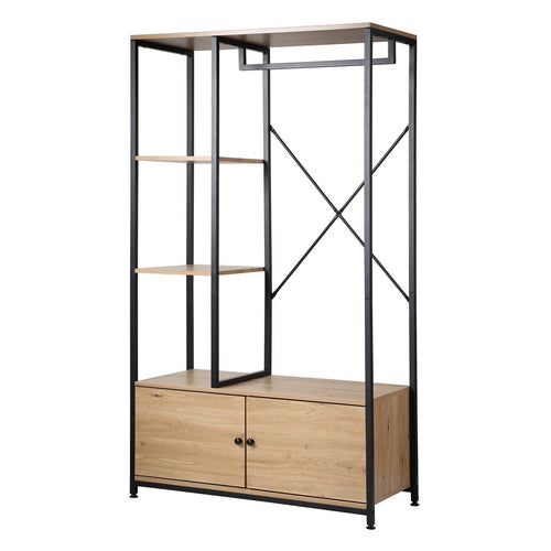 Calicosy - 2-deurs kledingkast met legplanken LENNY - 40x90x167 cm
