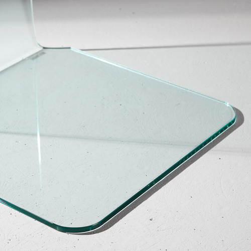 Nest living Cornelis Glazen Bijzettafels Transparant - 53 x 45 cm - vtwonen shop