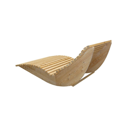 HOME DELUXE Wave houten ligstoel WOLGA - 120 cm - vtwonen shop