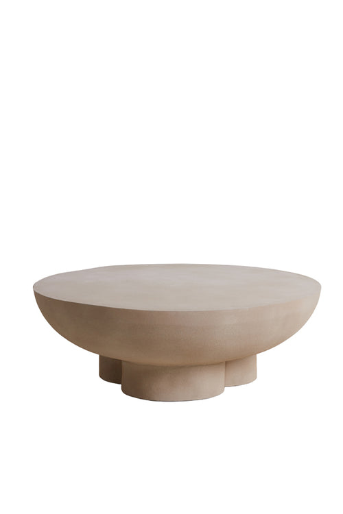 Light & Living salontafel POLINNA - Ø90x30cm - bruin