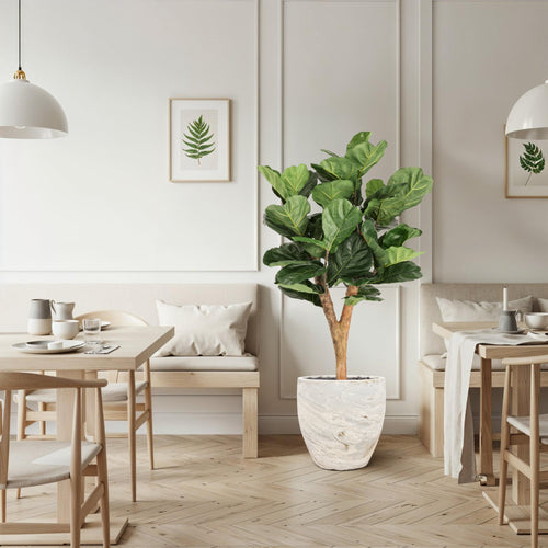 Maxifleur Lyrata Deluxe Y Kunstboom 130cm in pot