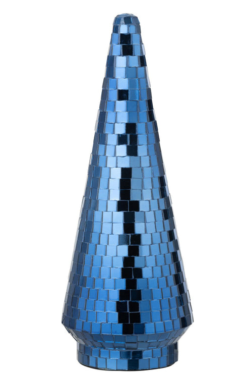 J-Line decoratie Boom Spiegel - glas - blauw - large - vtwonen shop