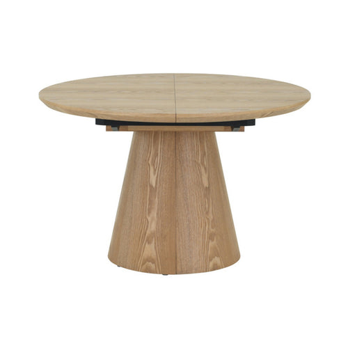 Giga Meubel Eettafel Sivan - Naturel - Uitschuifbaar - Ø120/160cm - vtwonen shop