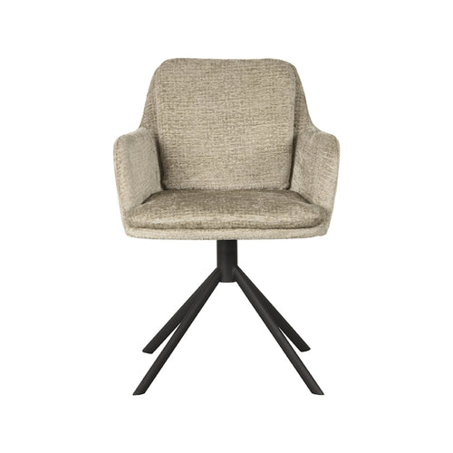 LABEL51 Eetkamerstoel Joy - Beige - Zithoogte 49cm