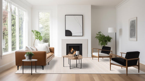 AFK Living vloerkleed Facet - reliëfeffect - beige - 200 x 290 cm - vtwonen shop