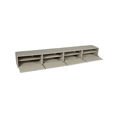 StarFurn Zwevend Tv-meubel Vision - Zandkleur Hout - 200x35x30cm
